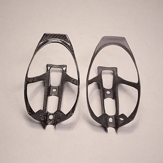2 PCS Full Carbon Bottle Holder Bicycle Water Bottle Cages For 74mm Bottle Black
