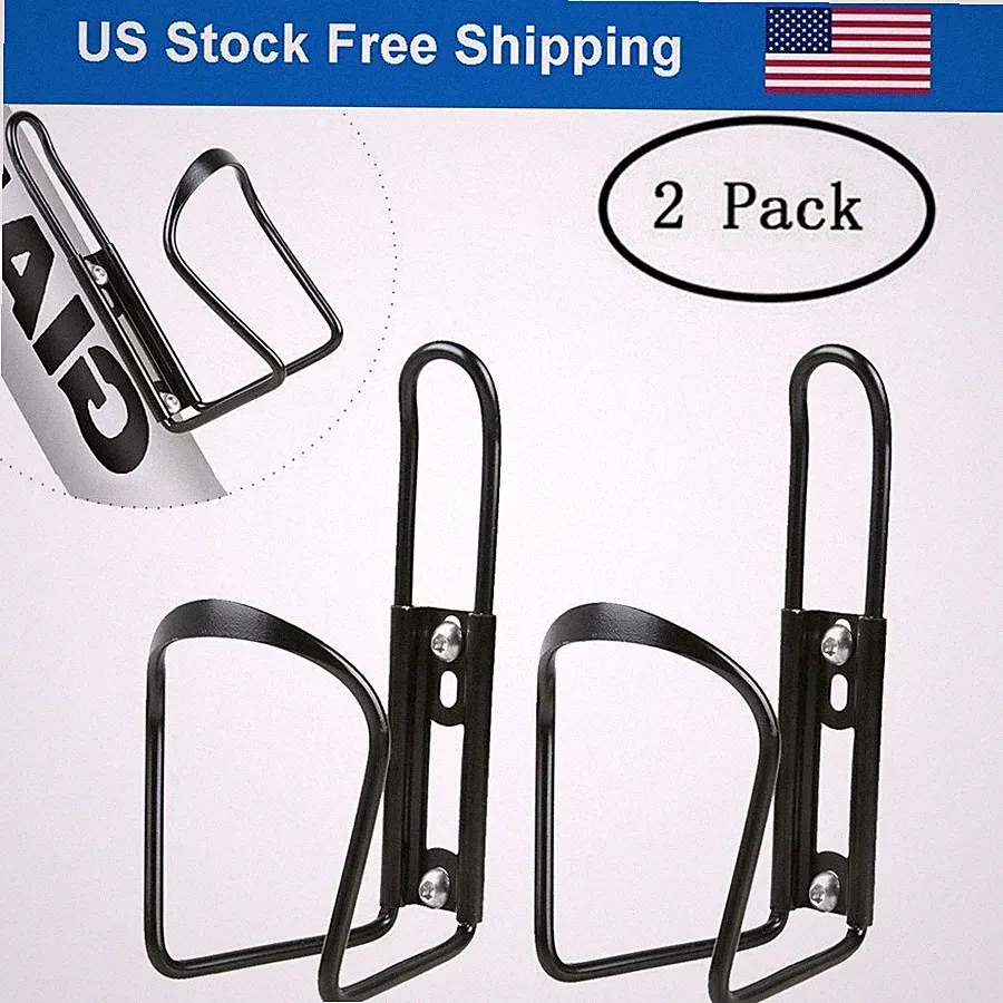2x Alloy Mountain Road Bike Water Bottle Holder Cycle Bicycle Water Bottle cage
