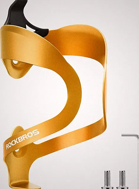 Bike Water Bottle Cage - Lightweight Sturdy Aluminum Alloy for Road & Mountain B