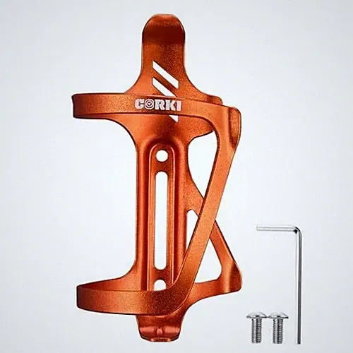 Cycles Side Load Water Bottle Cage, Side Entry Bike Water Bottle Right Orange