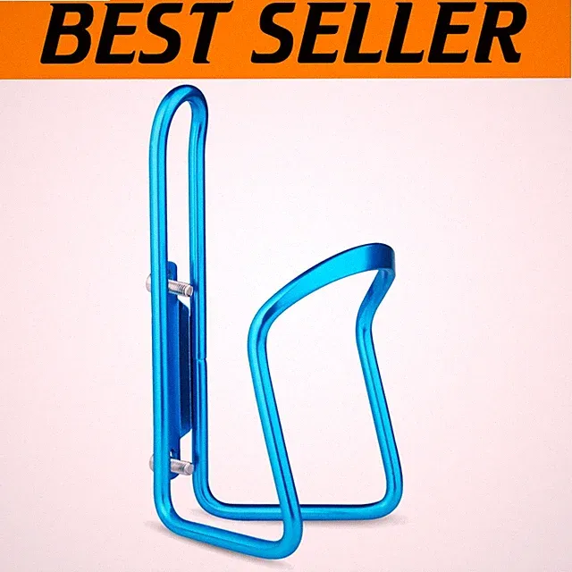Lightweight Blue Bike Water Bottle Cage, 2-Pack