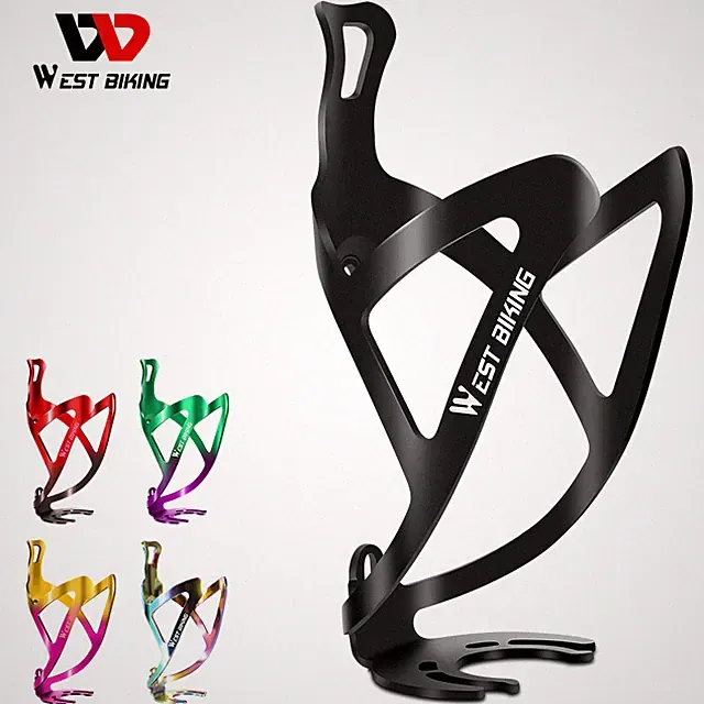 WEST BIKING Bicycle Water Bottle Cage Aluminum Alloy Cycling Bike Bottle Holder