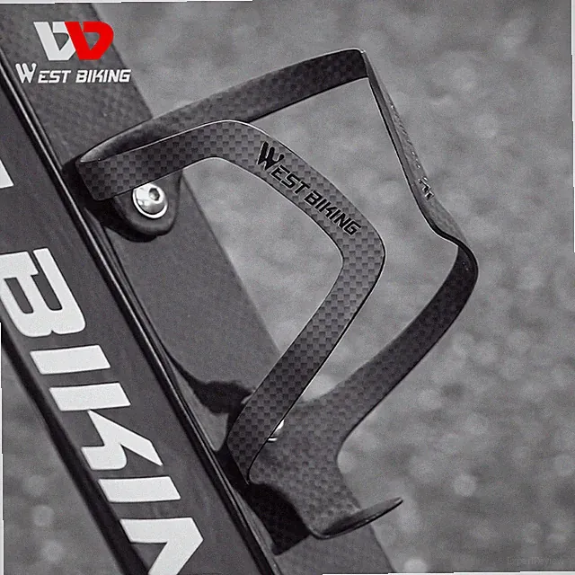 WEST BIKING Bicycle Water Bottle Cage Carbon Fiber Bike Bottle Holder 1pcs