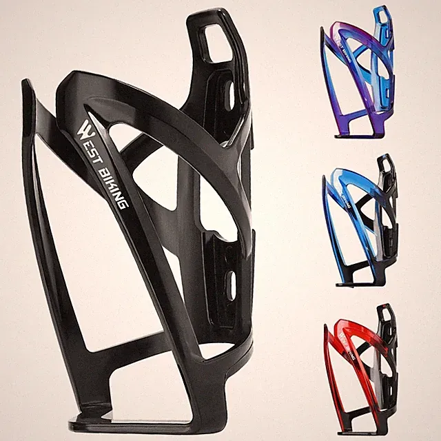 WEST BIKING Bike Water Bottle Cage, Durable Ultralight Plastic Water Drink Ho...